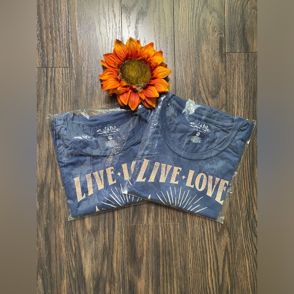 🦋B2G1🦋SALT LIFE Washed Navy SEA MAIDEN Muscle Tank Top NWOT - Picture 5 of 5